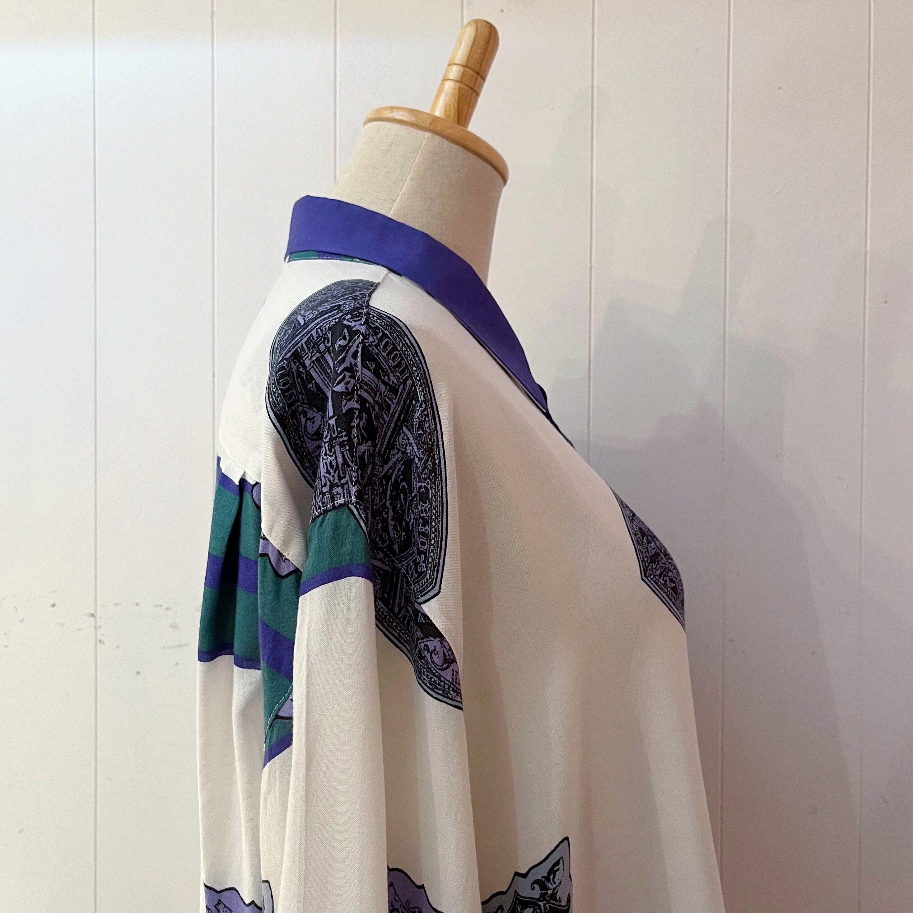 geometric pattern mens shirt