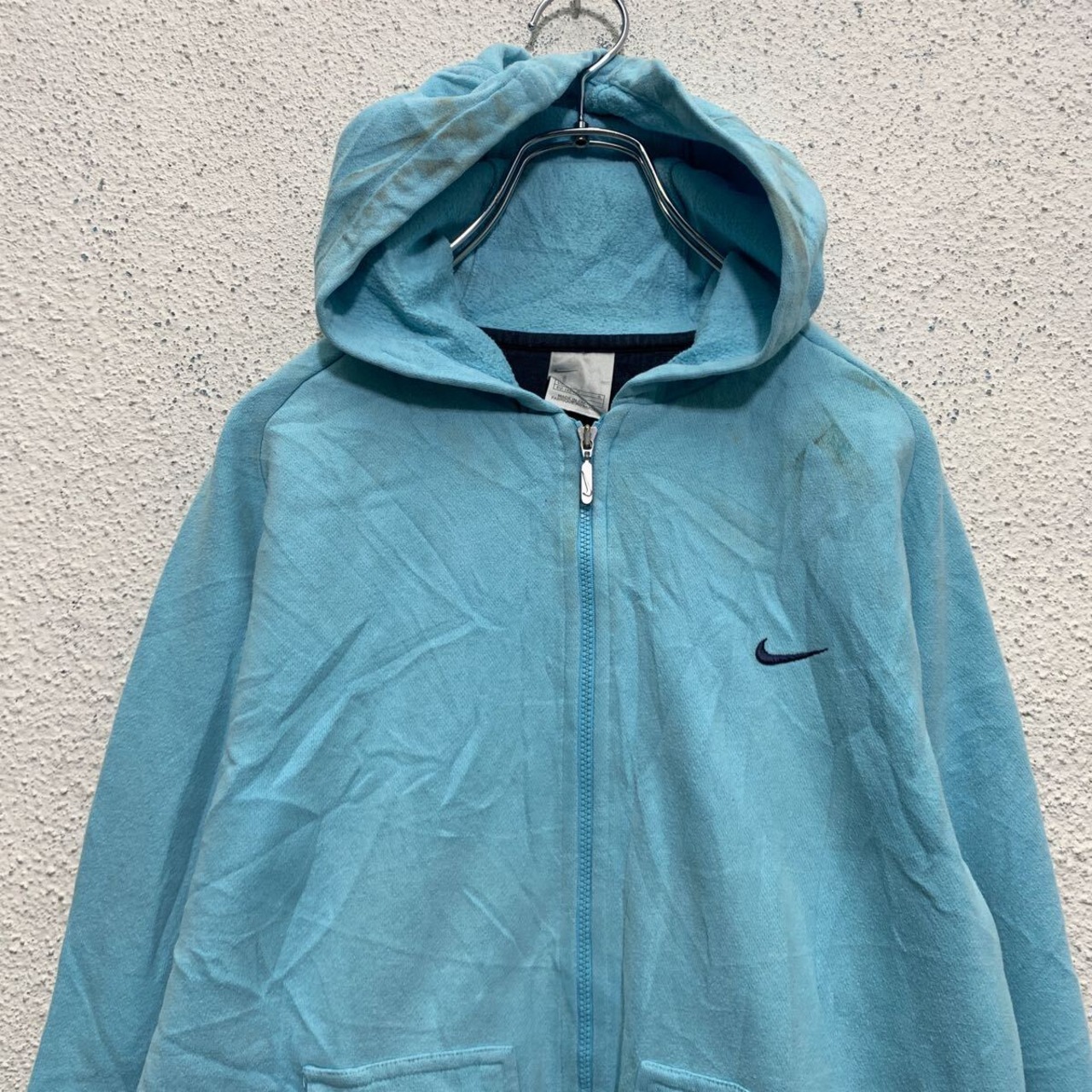 NIKE ジップアップ ロゴスウェット パーカー L 150〜 キッズ ライト 