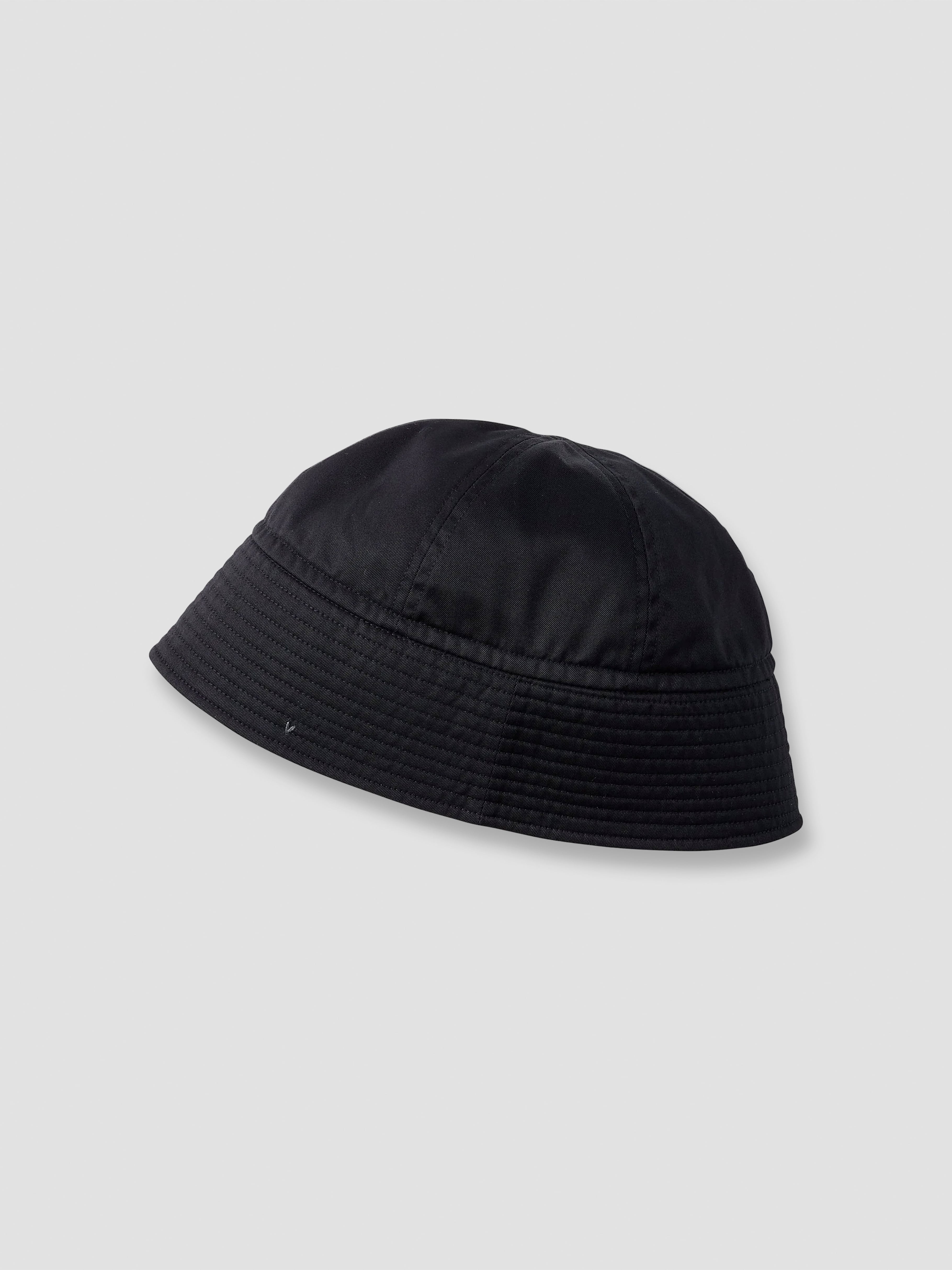 PORTER CLASSIC H/W SUMMER CHINOS SAILOR HAT BLACK PC-009-4013