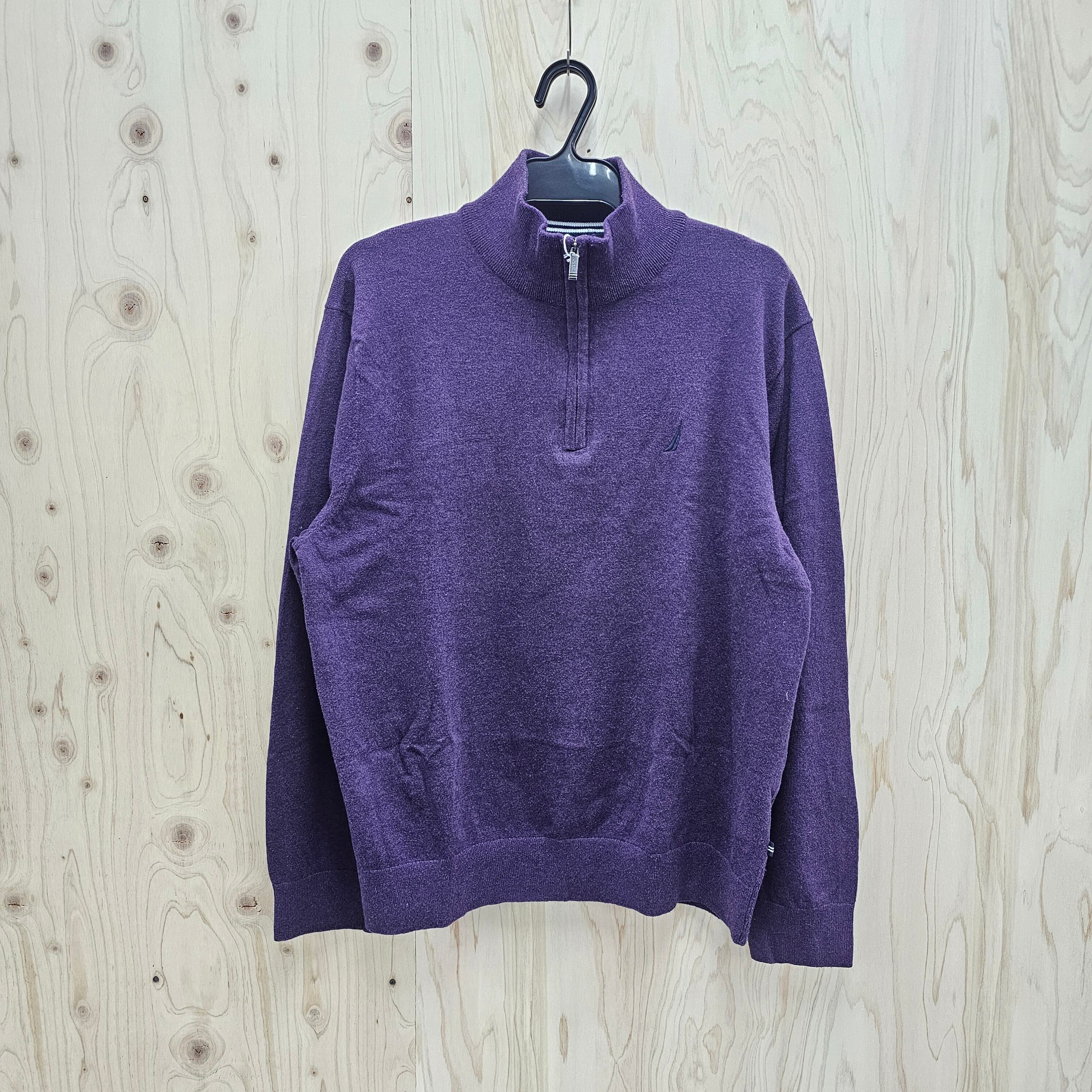 NAUTICA (アメリカ古着) 』コットンニットハーフジップ | KIRAKU