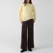 ベーシック クルーネックニット H0058