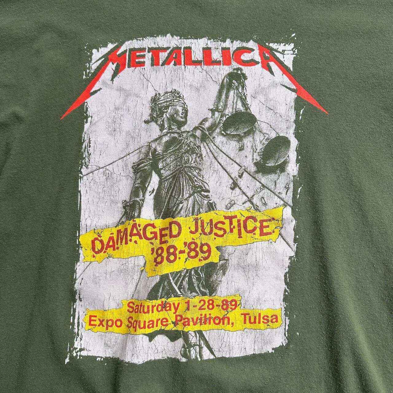 LLICA メタリカ　ツアーTシャツ Mサイズ　カーキ METALLICA メタリカ バンドTシャツ カーキ | RUFFY