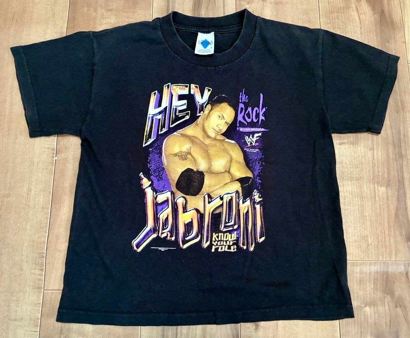 ヴィンテージ THE ROCK ドウェイン・ジョンソン Tシャツ WWF プロレス