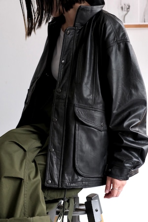 "yoused" "RETRO BAGGIES LEATHER JKT"