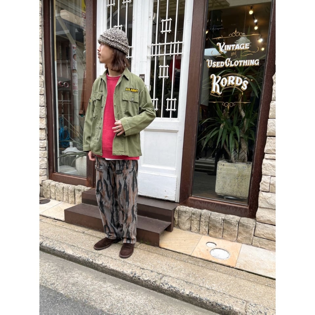 40s US ARMY "M-43" HBT JACKET Size 36R_1