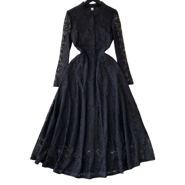 Lace Elegance Long Dress　a0118