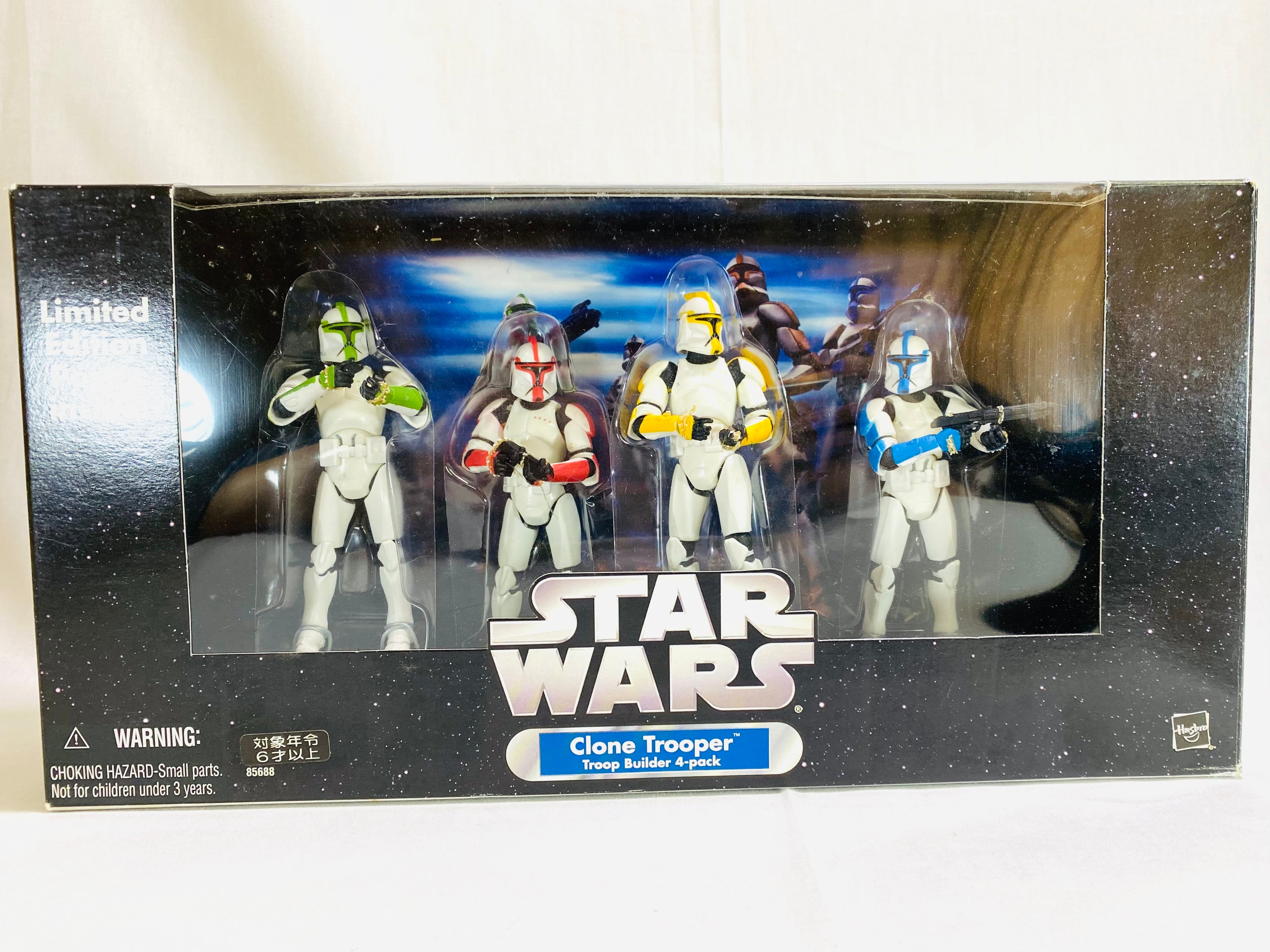 STAR WARS クローントルーパー 4パック (ポスター付き) パート1 カラー