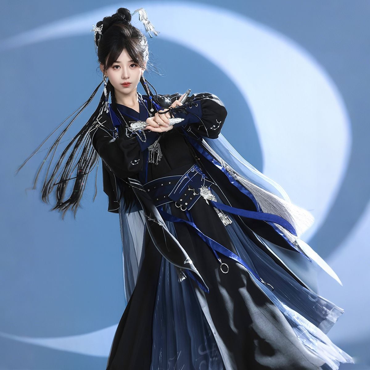 東洋風x黒魔術師モチーフマントセットアップ | Maiden's Rêve
