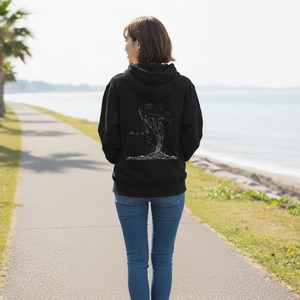 Shape of Life-プルオーバーパーカー(ブラック)