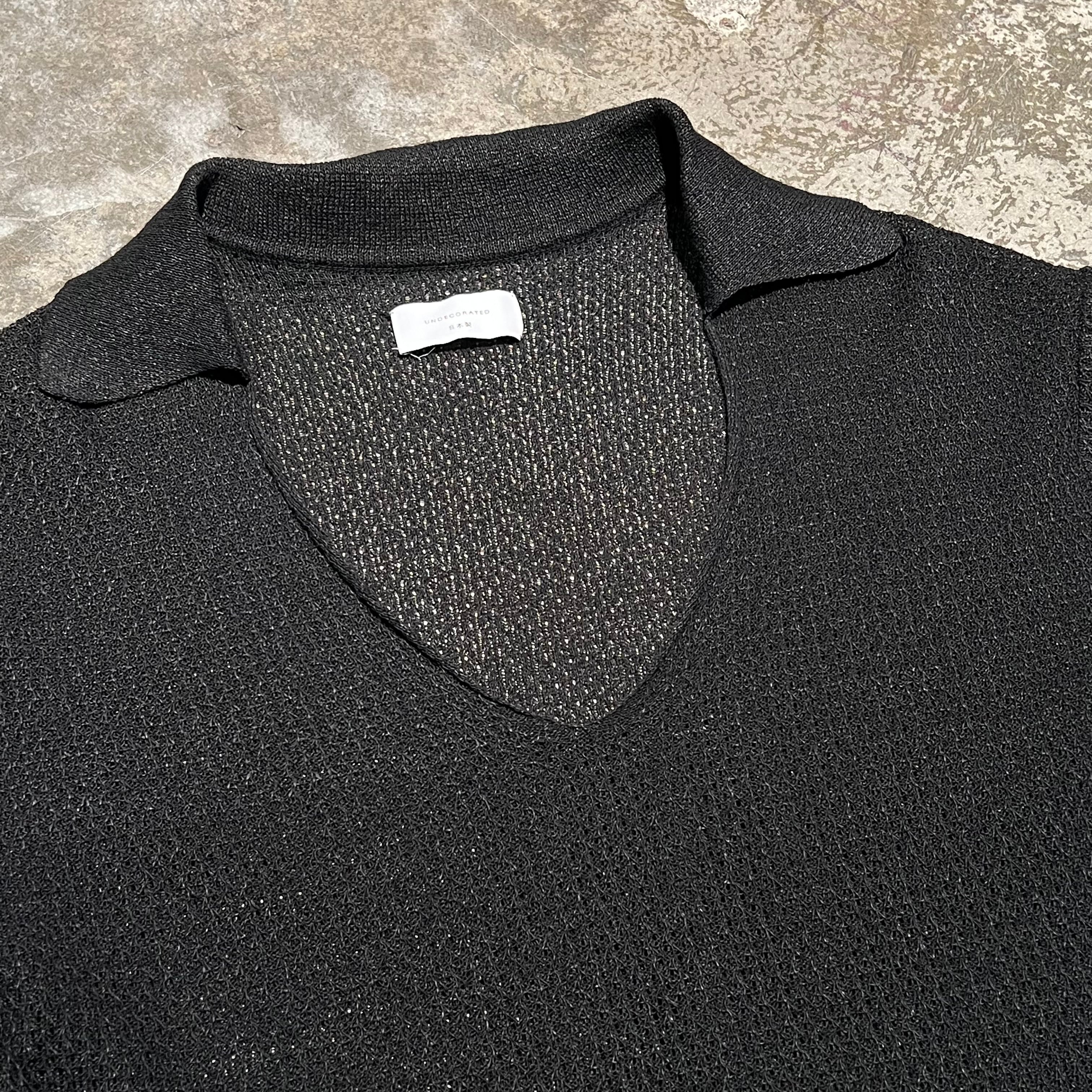 UNDECORATED アンデコレイテッド WASHI KNIT TOP 和紙 オーバーサイズ