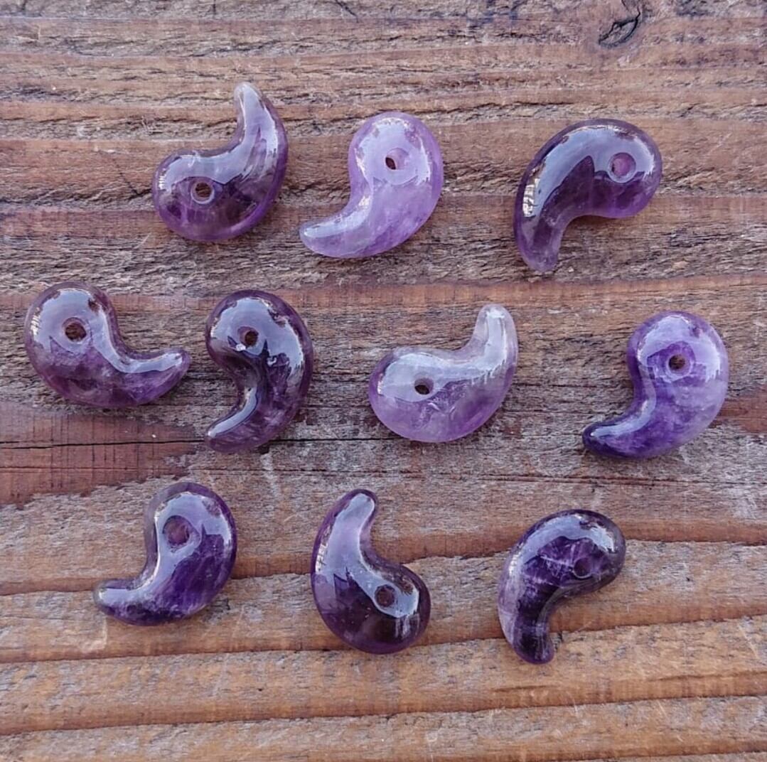 アメジスト勾玉 天然石 アメジスト 勾玉 18mm | shoprahu