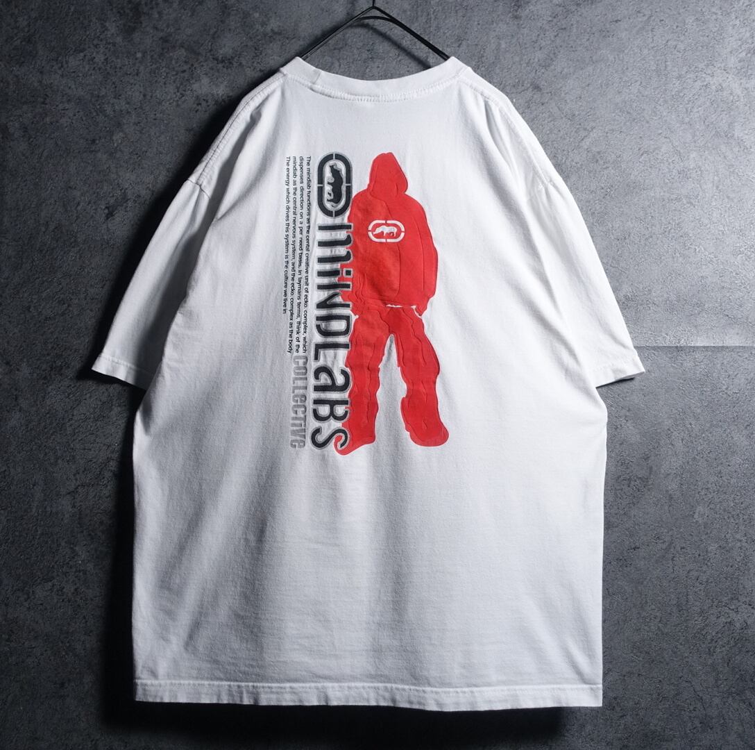 Ecko Unlimited” White Logo Print Design T-Shirt | 古着屋 FORCE