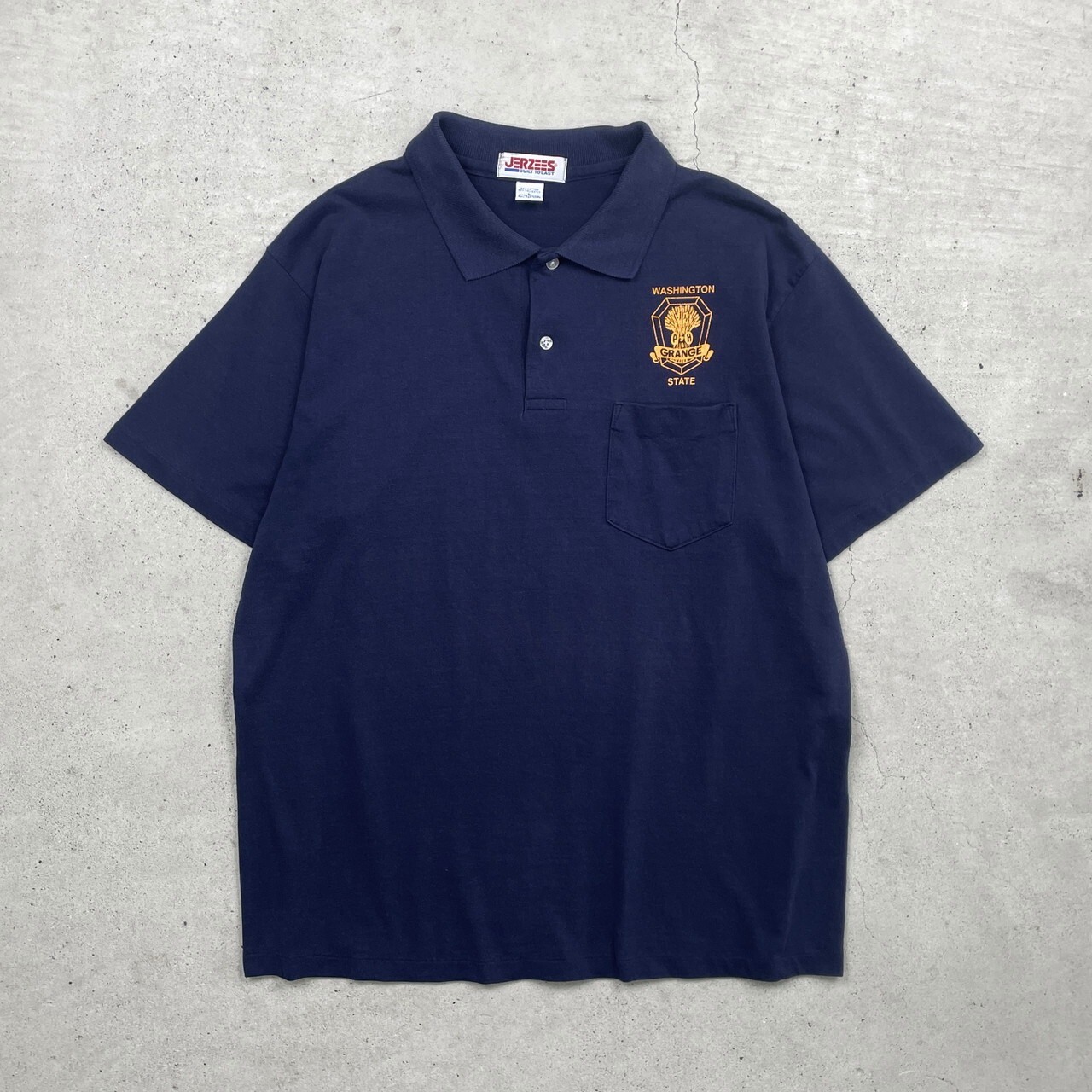 90年代 USA製 JERZEES ジャージーズ ワンポイントロゴプリント 
