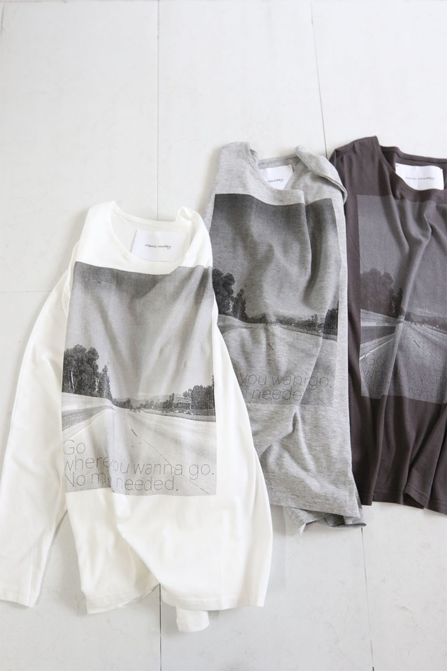 PhotoドルマンロングTシャツ(26W62013K)