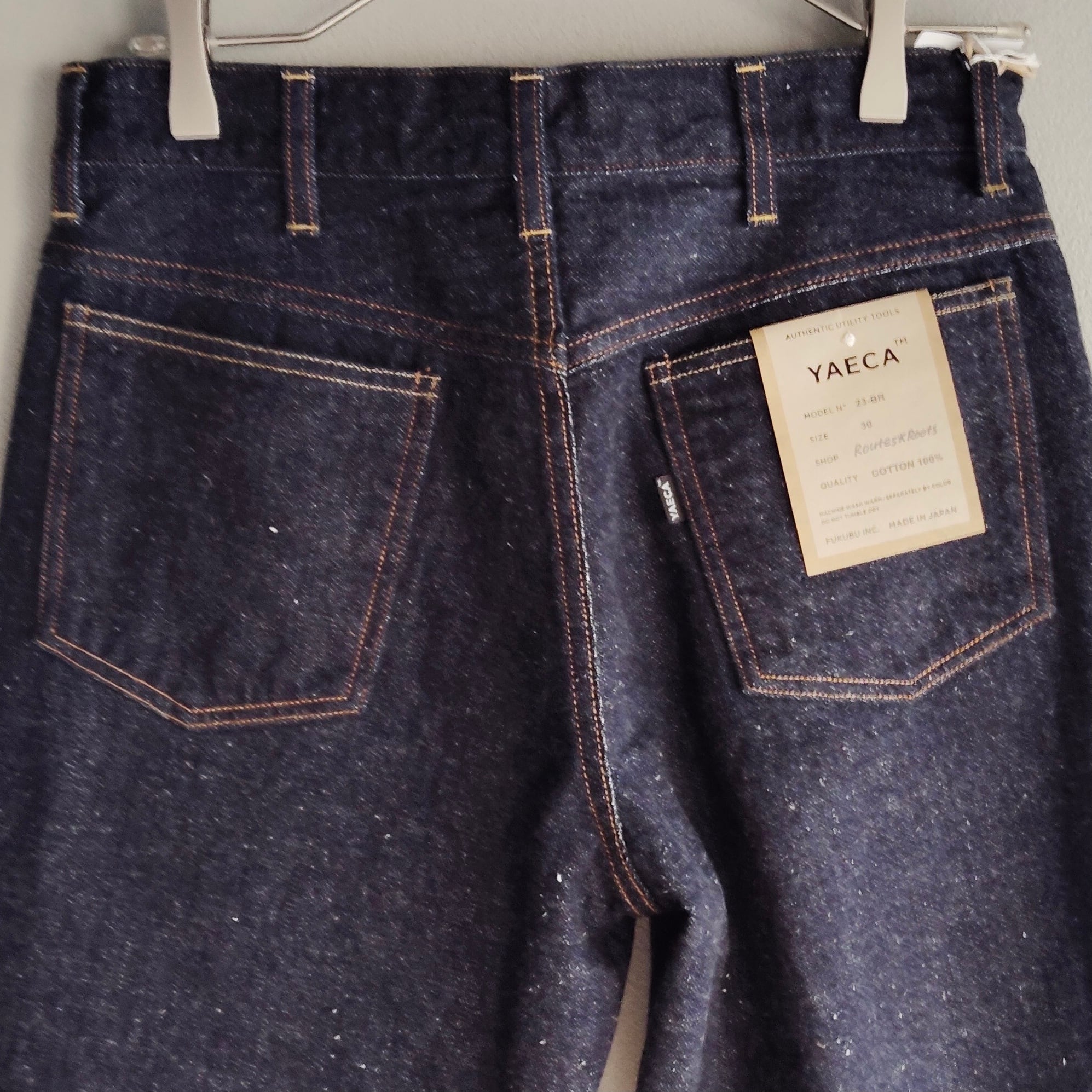 YAECA／ヤエカ DENIM FREA デニム フレア #23-BR | Routes*Roots