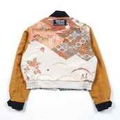 【BJK-L019】再構築リバーシブル着物ボンバー KIMONO REVERSIBLE BOMBER JACKET