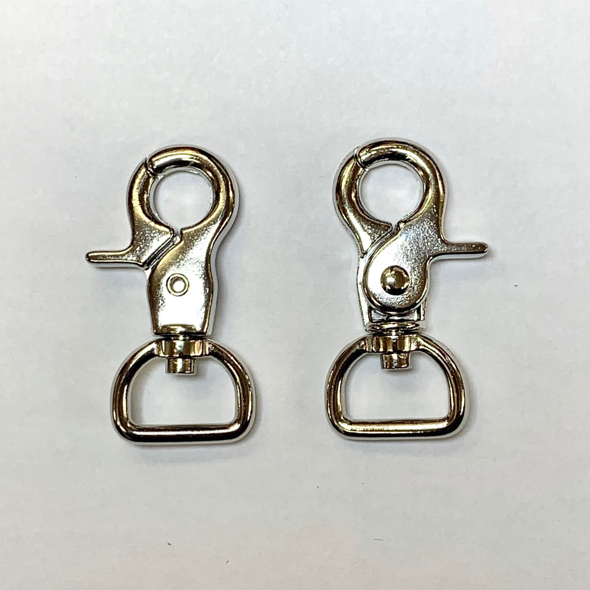 ナスカン 内径16mm【ニッケル(2個入り）】JN-5 | and leather 【初心者