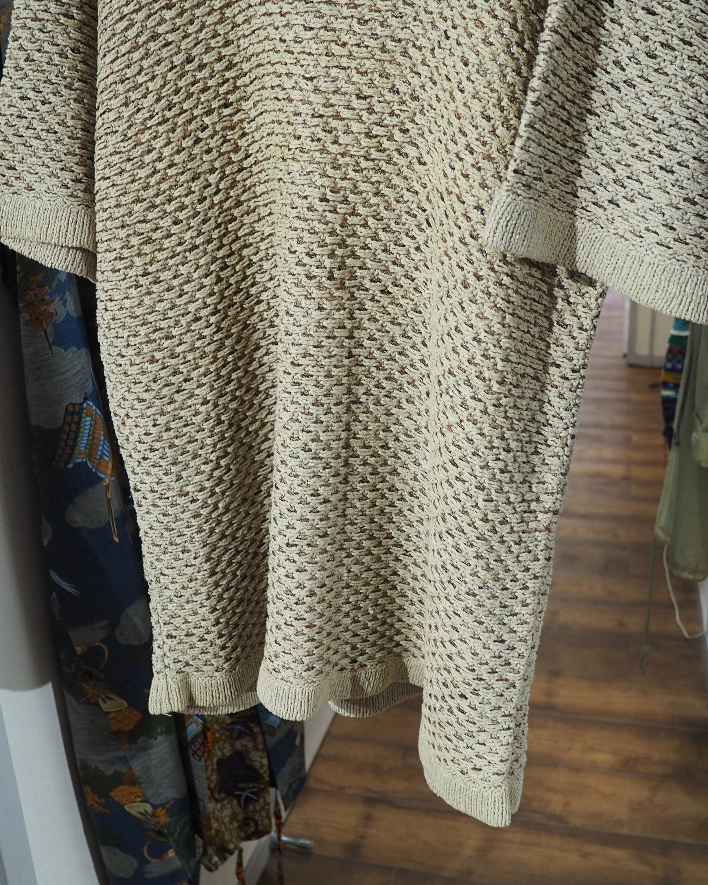 1990s " santa fe " Low gauge knitting vintage SS Tee
