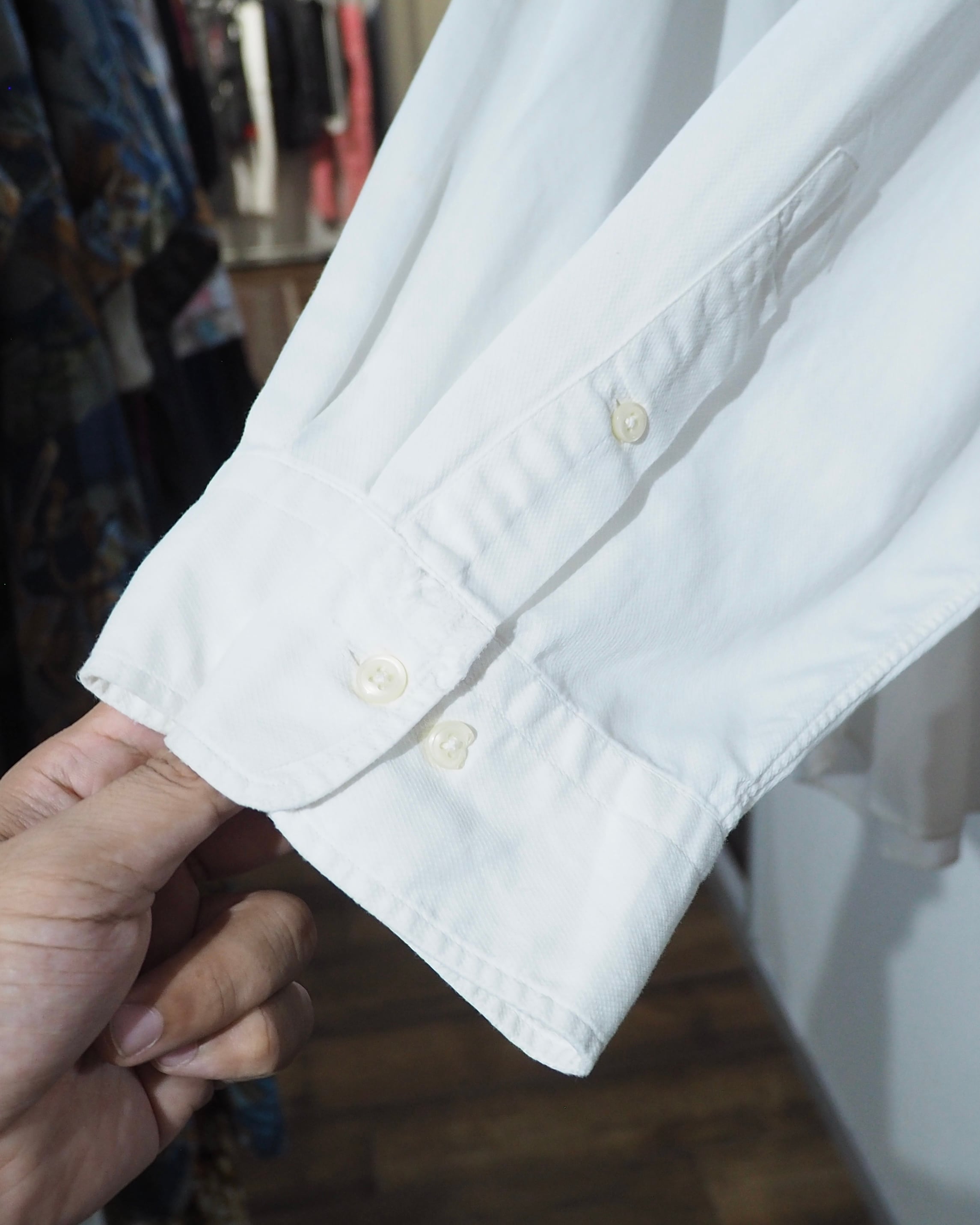 " POLO RALPH LAUREN - White pony " Embroidery vintage loose White Dress shirt