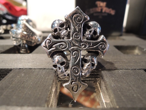 THE GREAT FROG HEAVY SKULL CROSS RING　グレートフロッグ