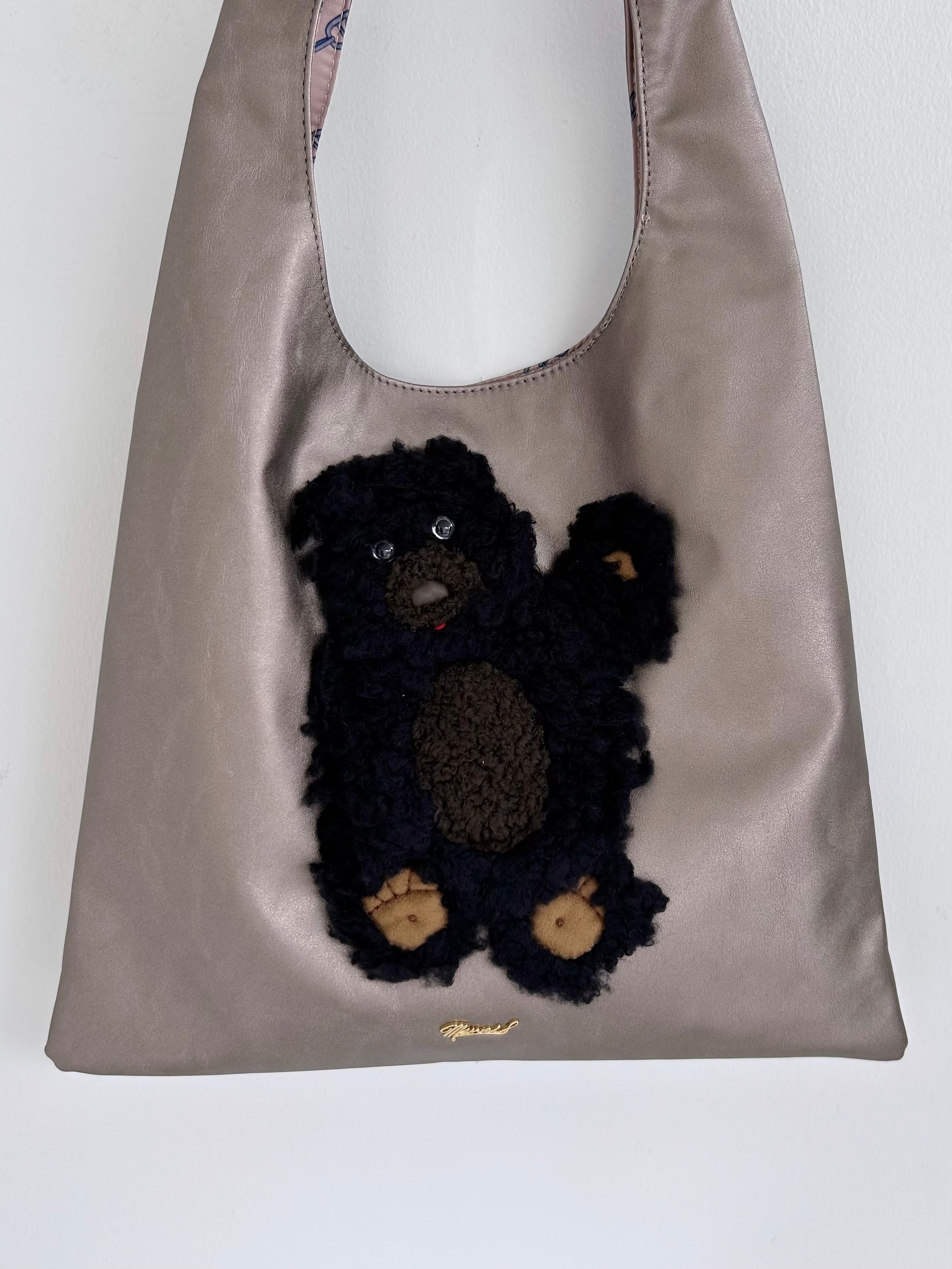 MUVEIL フェイクレザークマバッグ | KOKO