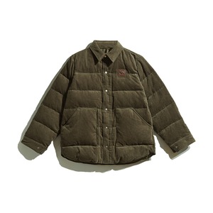 SALE 送料無料【HIPANDA ハイパンダ】男女兼用  ダウンジャケット UNISEX  DOWN JACKET / GREEN・BROWN