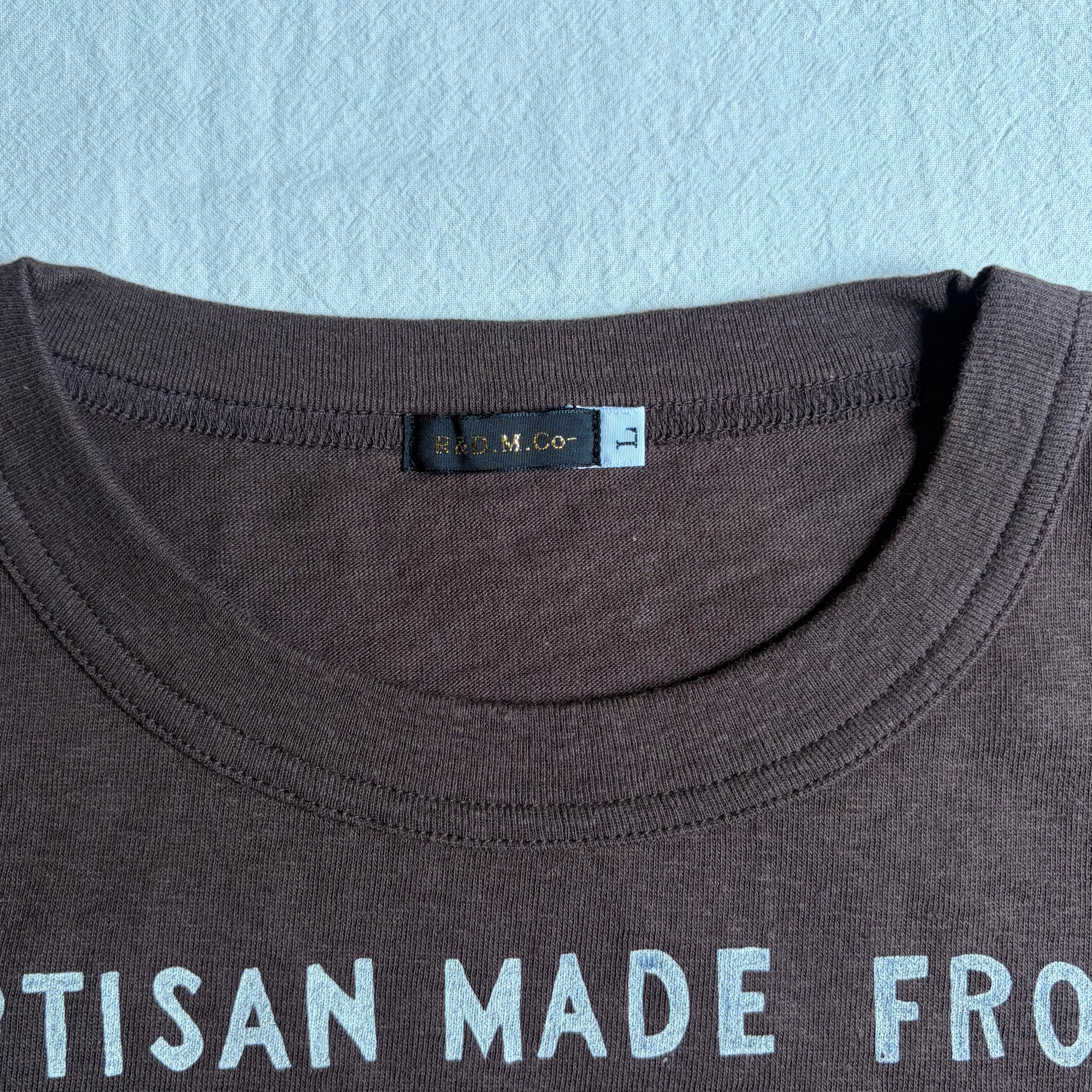 R&D.M.Co-/OLDMAN'S TAILOR オールドマンズテーラー Men's BISCUIT T