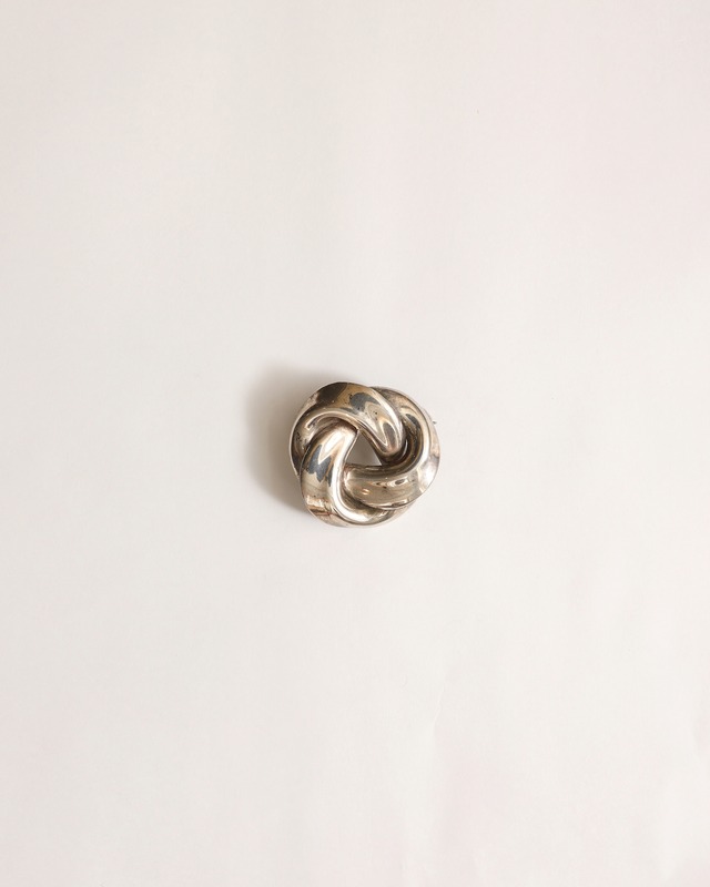 1980-90's Mexican Silver / Sculpture Brooch Pin-1