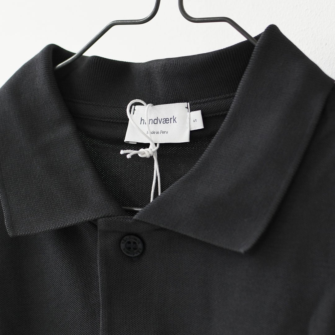Handvaerk [ハンドバーク] PIQUE DOLMAN SLEEVE POLO SHIRT[1108] ピケ