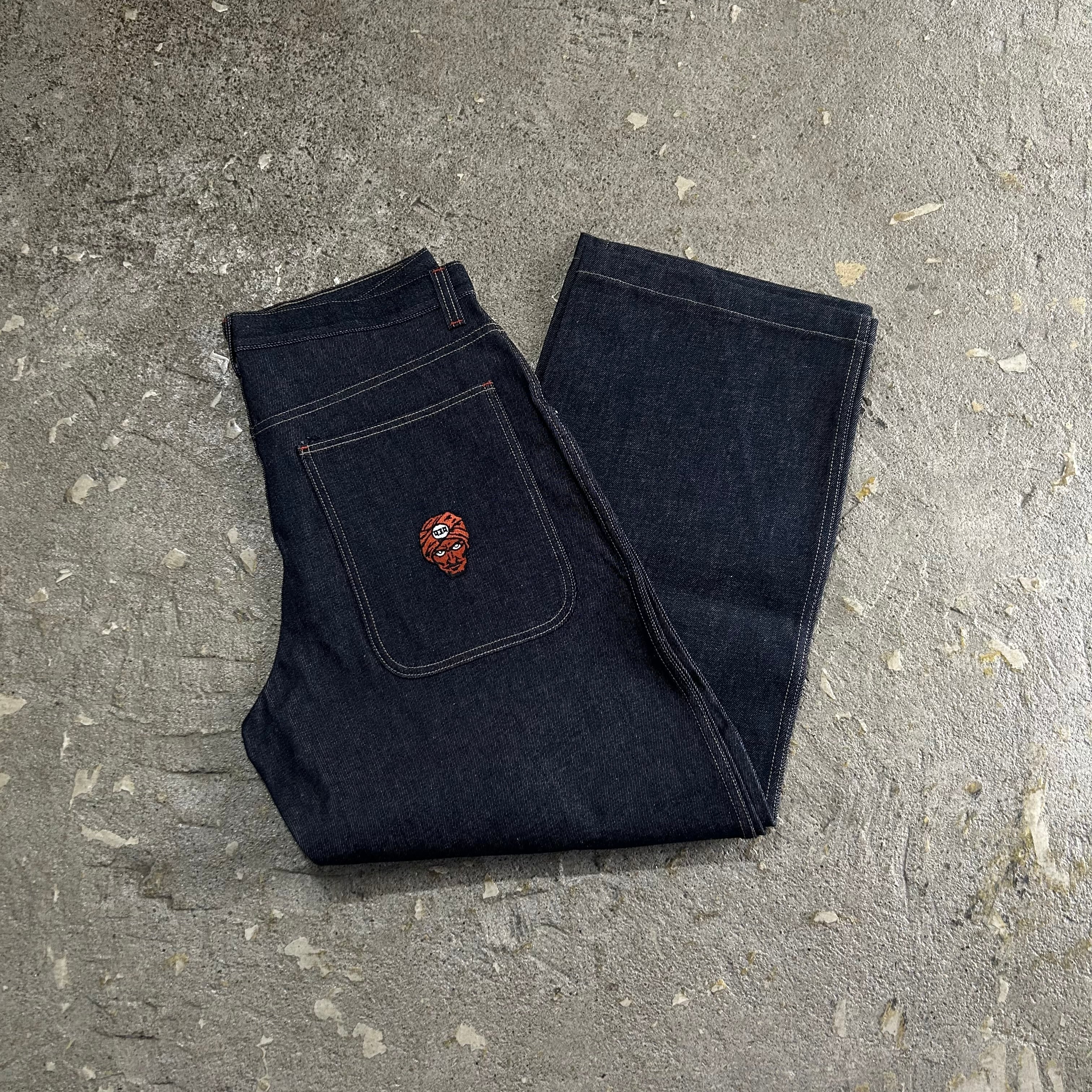 Dead Stock!! 90s NINE THREE NINE " RIGID " super wide denim pants【仙台店】