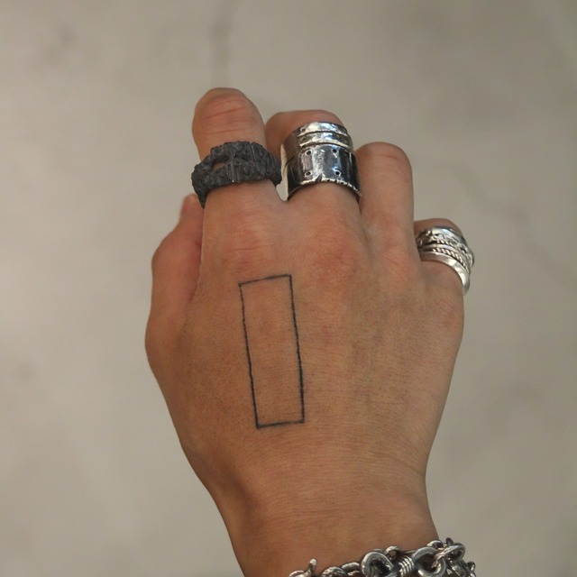 crack  ring 04(silver925)