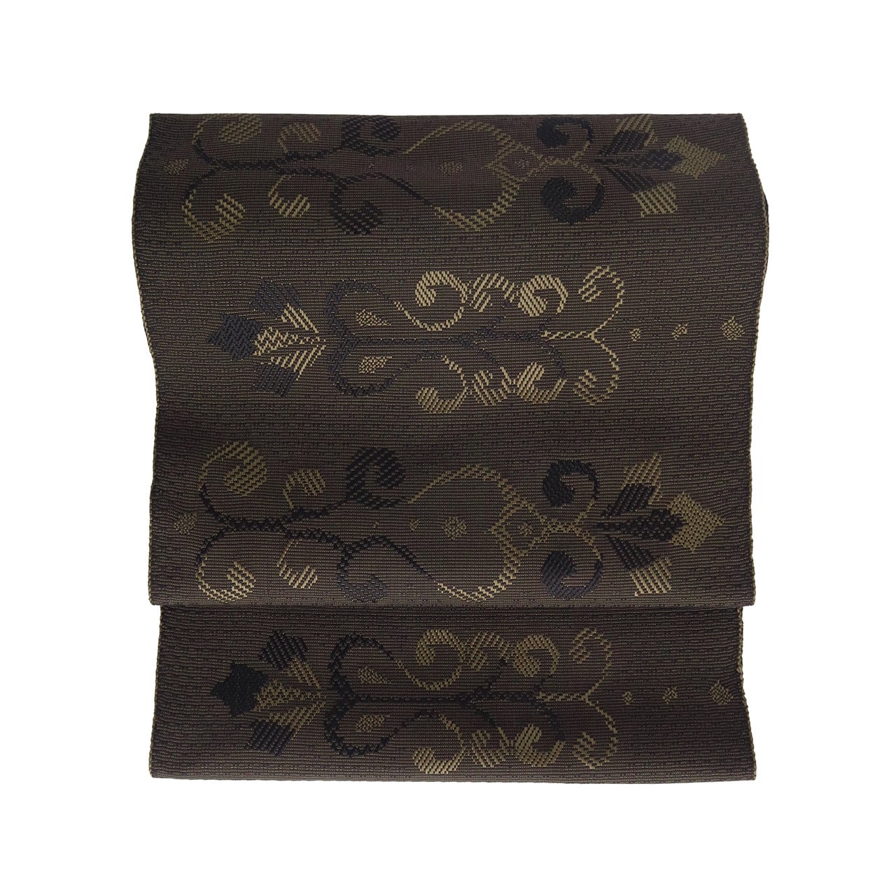 八寸名古屋帯「草紋」pearl gray（未仕立） | OLN web shop