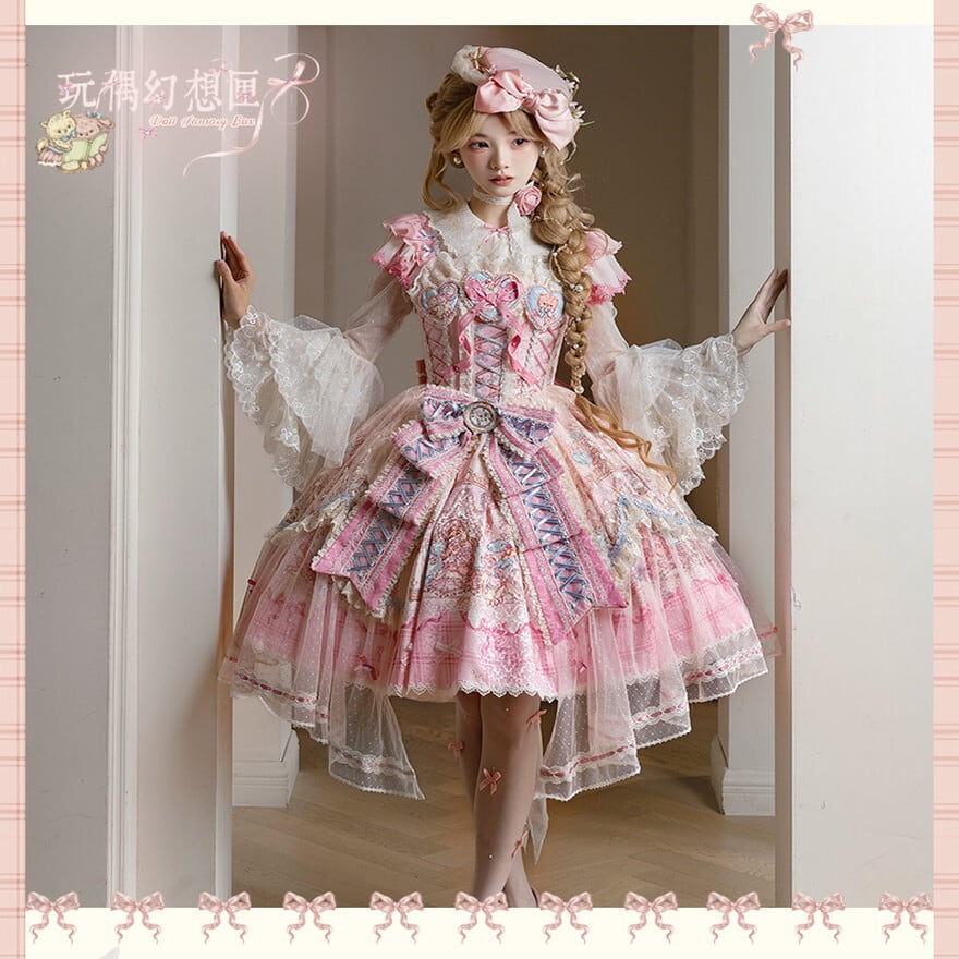 豪華プリンセスロリータ対応 姫袖 レースブラウス（ホワイト