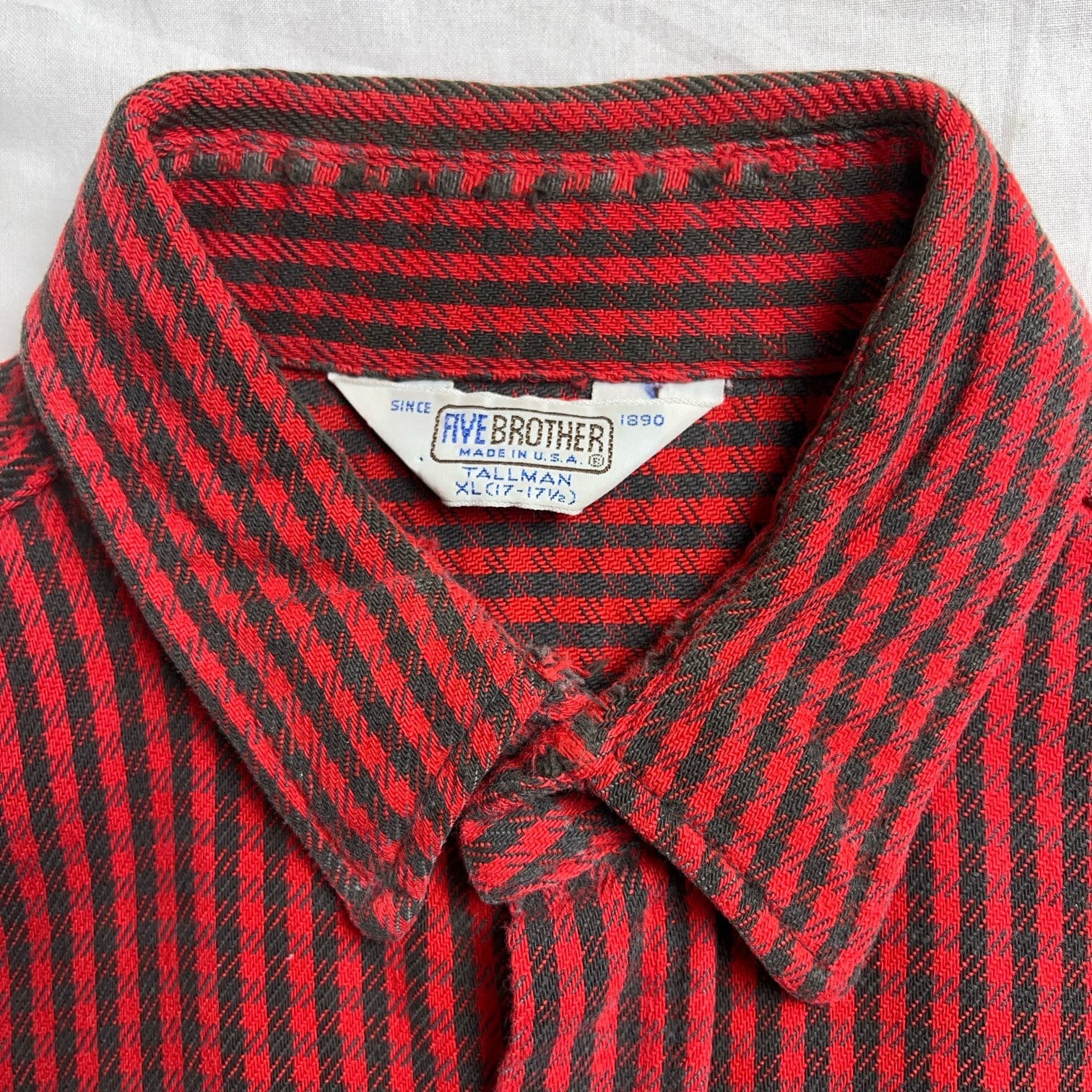 70's~80's FIVE BROTHER Heavy Flannel Shirt 70年代 80年代 ファイブ