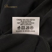 社交ダンス 衣装 CHRISANNE クリスアン ワンピース レッスンウェア ブラック系 黒 無地 シンプル アシンメトリー ノースリーブ 華やか かわいい おしゃれ 上品 大人っぽい レディース ダンス 練習 レッスン 練習着 ダンス衣装 軽やか フリル