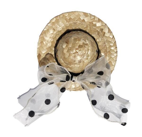 《予約》2101039 水玉バンブーハット