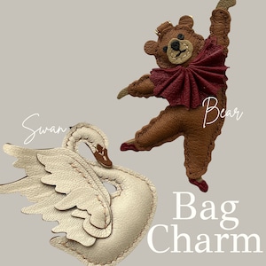 Swan Bag Charm