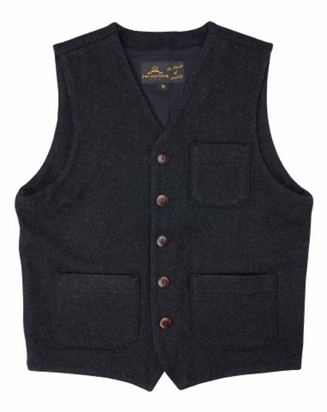 ＊Pike Brothers 1937 Roamer Vest Beaver Black＊ - メイン画像