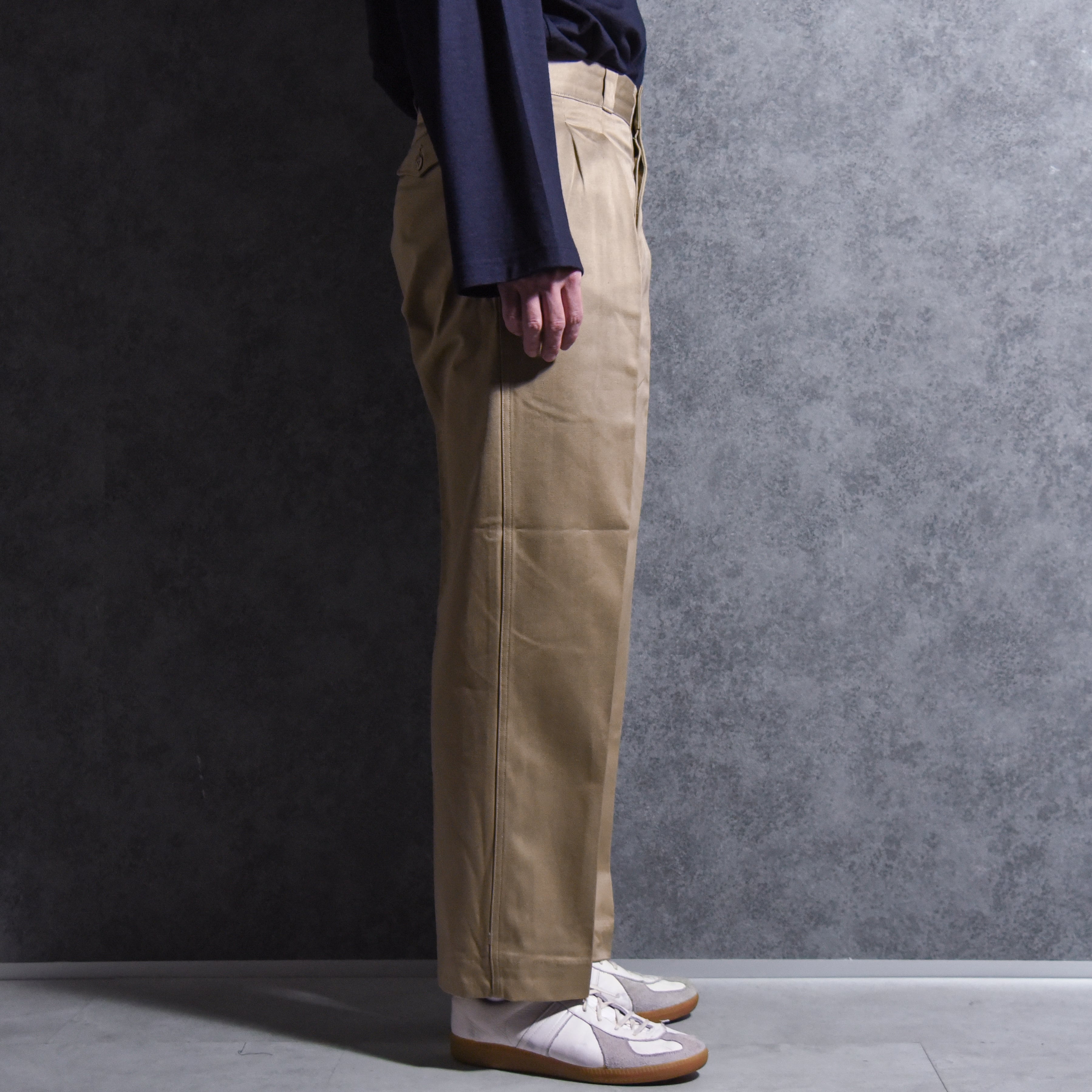 DEAD STOCK】60s French Army M52 Chino Trousers フランス軍 チノ