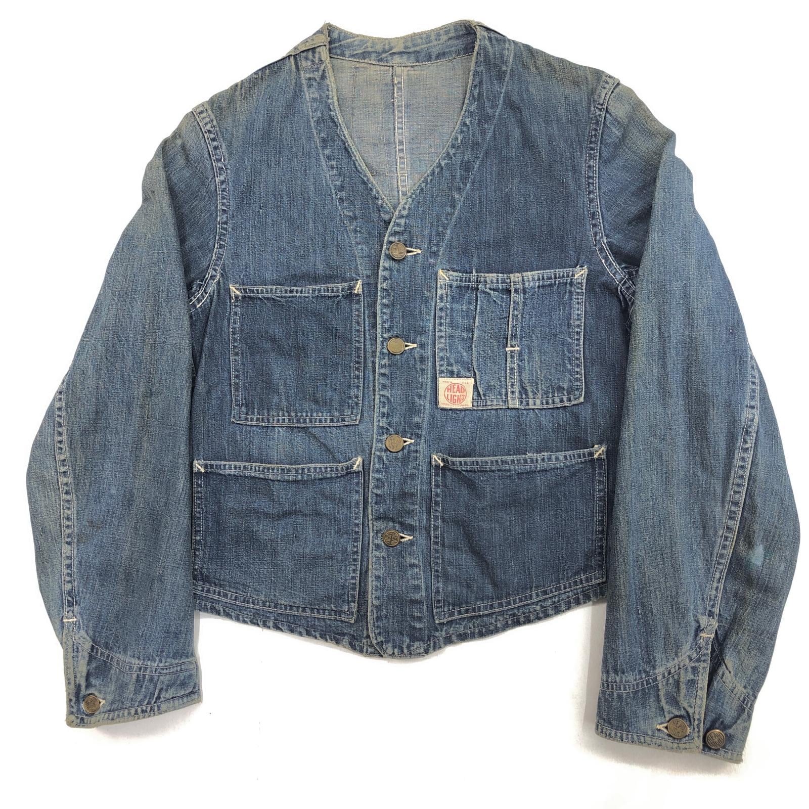 HEAD LIGHT ヘッドライト 40- 50年代 ENGINEER JACKET デニム