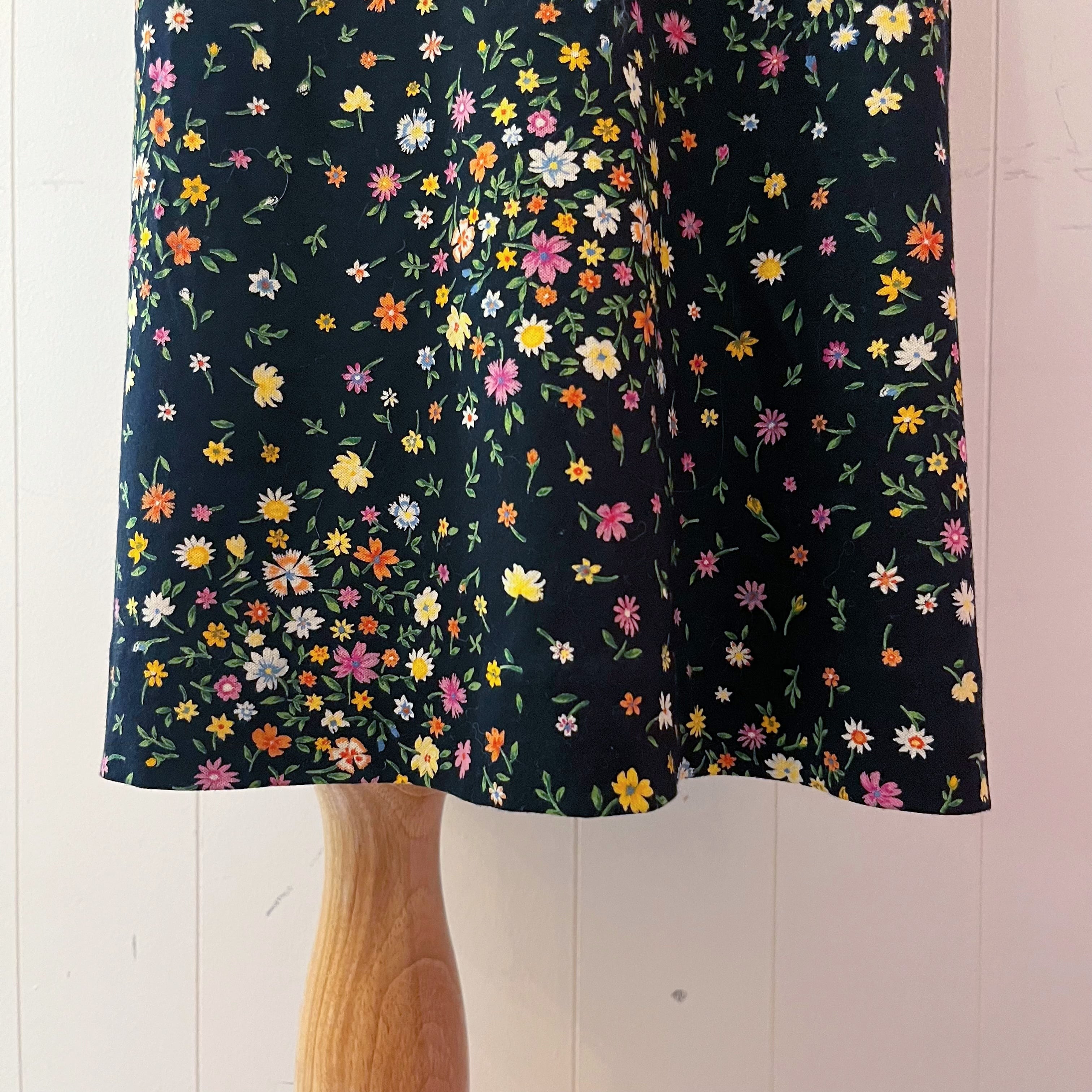 mini colorful flower skirt