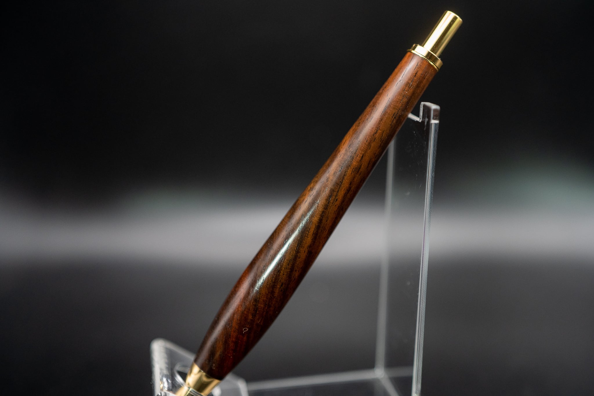 木軸シャープペンシル 0.5 金杢犀　本紫檀オーロラ杢 アウトレット】 本紫檀 金杢犀 シャープペン 0.5㎜ 木軸 ペン