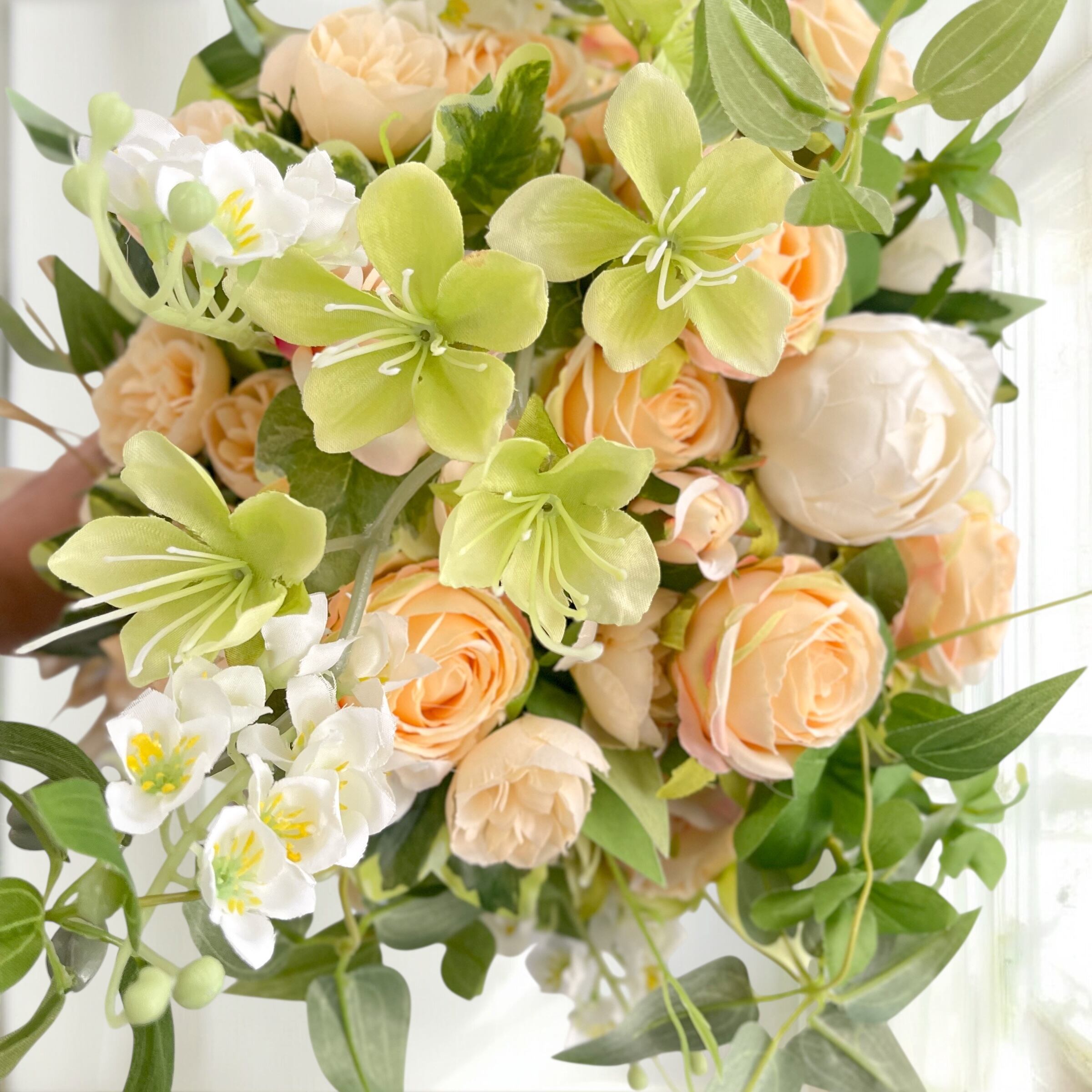 kza様専用 フラワーブーケとクリスマスリース | Mocha&Marche(モカ