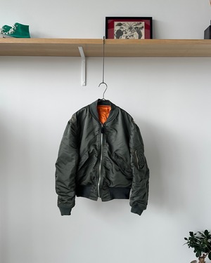 -ALPHA INDUSTRIES- Vintage 70s M L-2B Flight Jacket