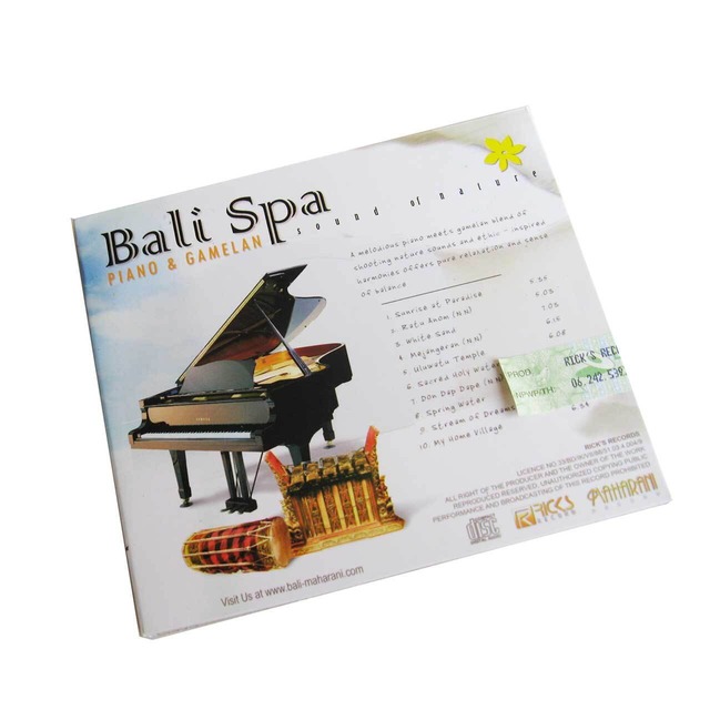 BALI SPA - Piano & Gamelan -＜バリ島音楽 CD＞