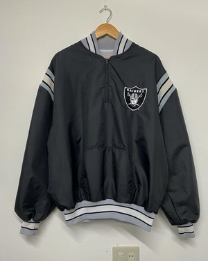 80sRaiders Nylon Quater Zip Pullover Jacket/XL