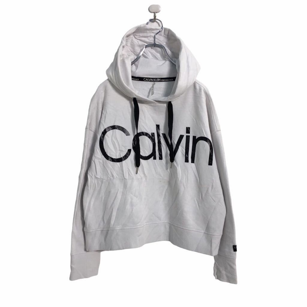 Calvin Klein クロップ丈 パーカー