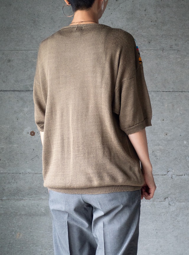 "Sue BRETT" 1980s Acrylic knit pullover