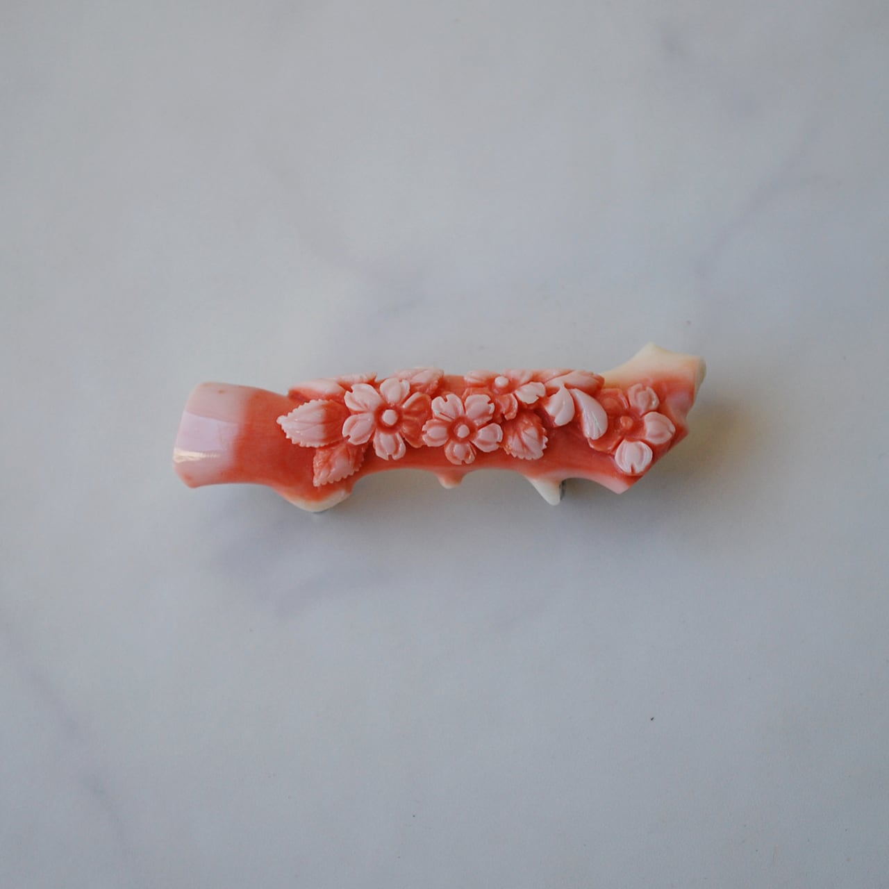 本珊瑚　帯留め 本珊瑚帯留め 32.2gの買取実績｜色石BANK