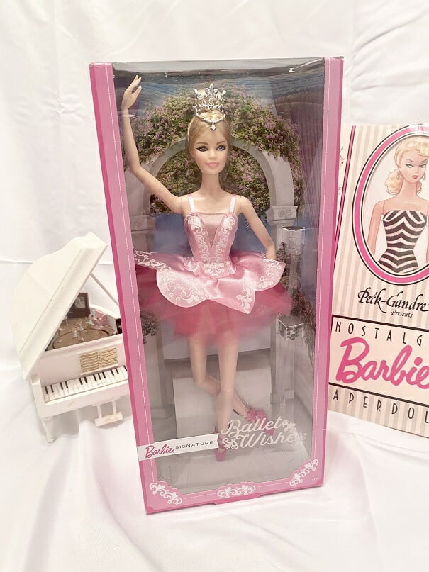 バービー人形　バレリーナ人形　Barbie　Ballet　Wishes　ピンクチュチュ　バレエ雑貨　インテリア　人形